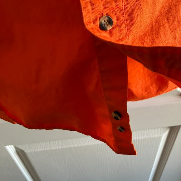 Port Authority Hooters Orange Short Sleeve Button-Up Shirt Men’s Size 3XL. - Picture 6 of 14